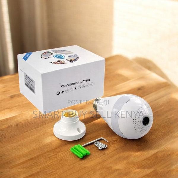 High Definition Video Snapshot Alerts Panoramic Wifi Bulb Camera
