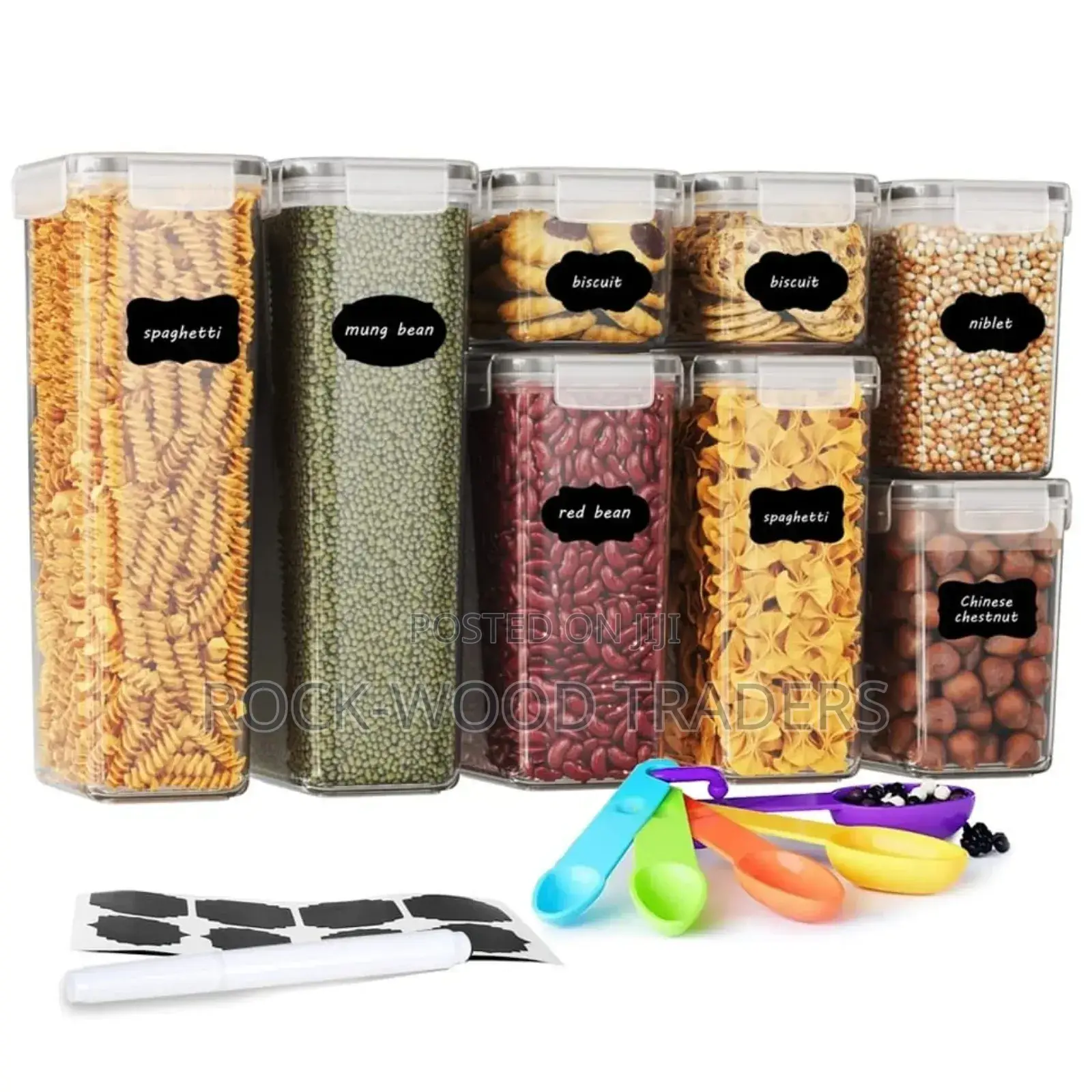 Food Pantry Storage Containers 8,Pcs