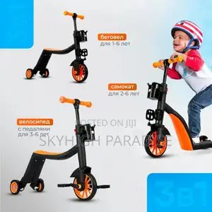 3 in 1 Kids Scooter and Bike, Adjustable Toddler Balance Bike