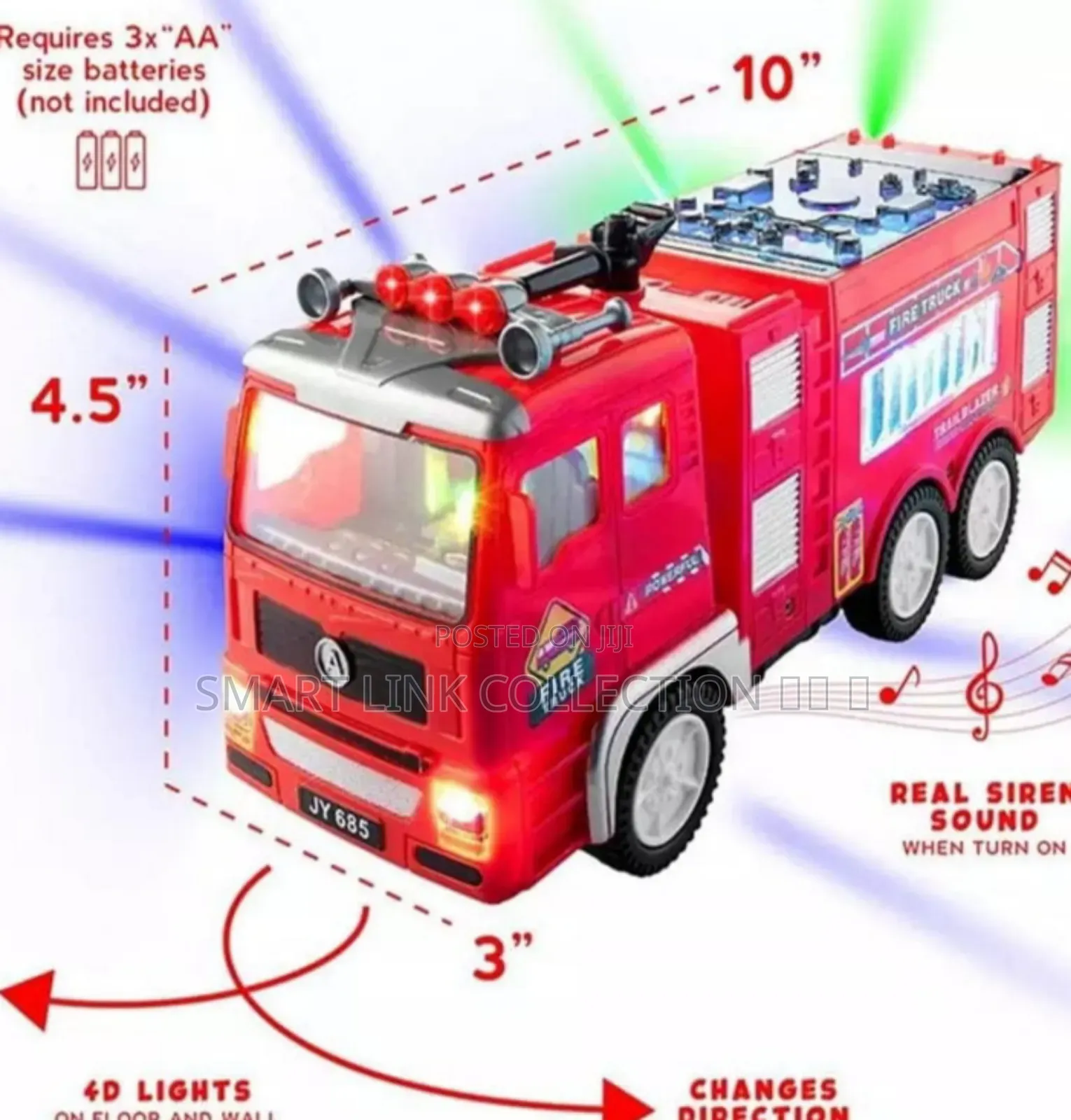 Fire Truck With Music and Lights