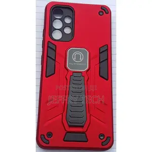 Samsung Galaxy A32 4g Armor Hard Back Cover Case With Magnetic Kicksta