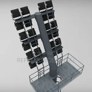 Industrial High Mast Lighting Towers for Yards, Towns Stadiums