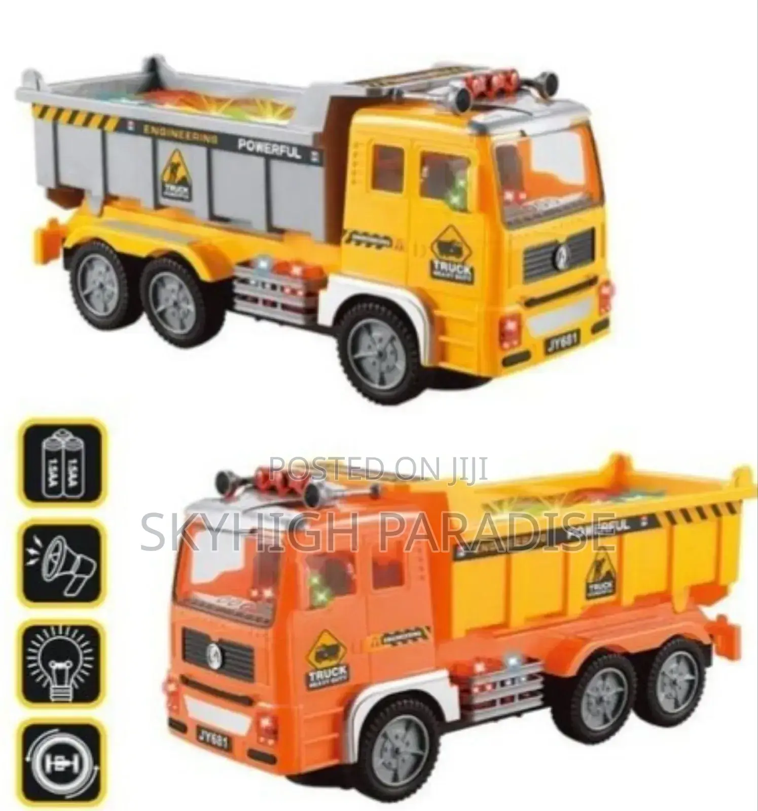 Construction Truck With Music and Lights