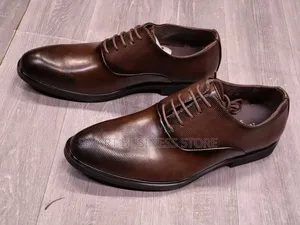 Brown Leather Official Shoes for Men