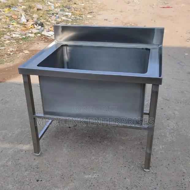 Stainless Ss304 Single Sink Laundry Sink