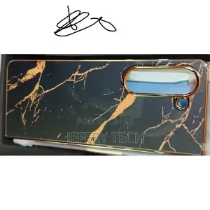 Marble Fold Case for Samsung Galaxy Z Fold 5 5g Case Black