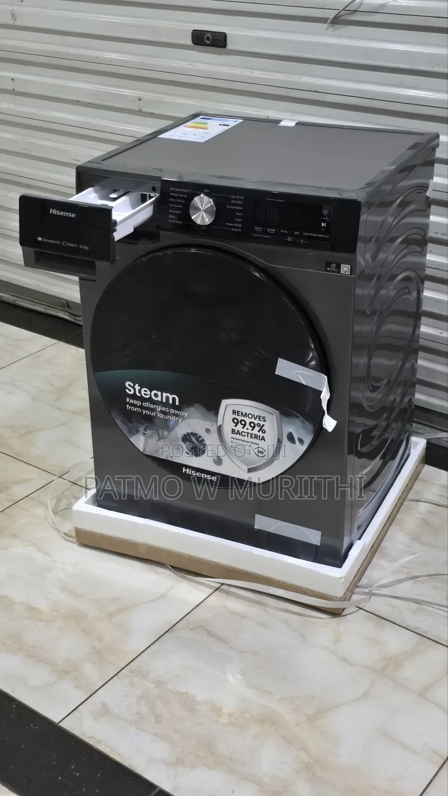 Hisense Washing Machine 10.5kg Front Load Wash and Spin Full Automatic