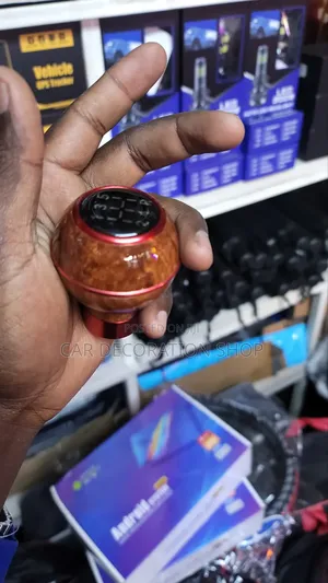 Round 5 Speed Gear Manual Shift Knob+3 Adapters