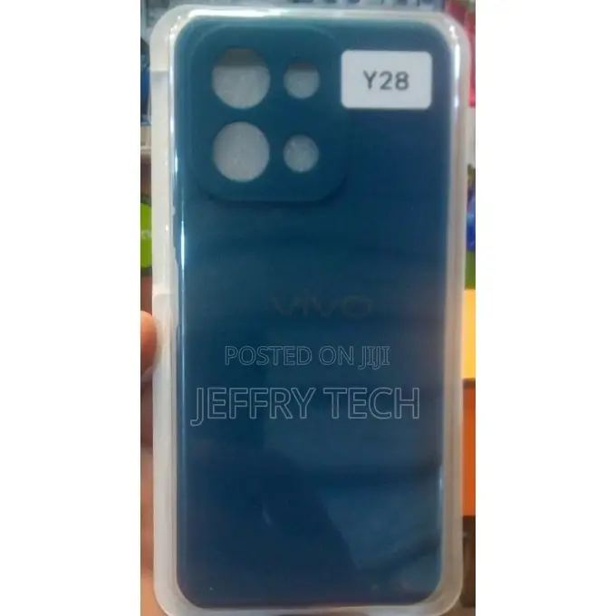 Vivo Y28 Silicon Case With Screen Protection