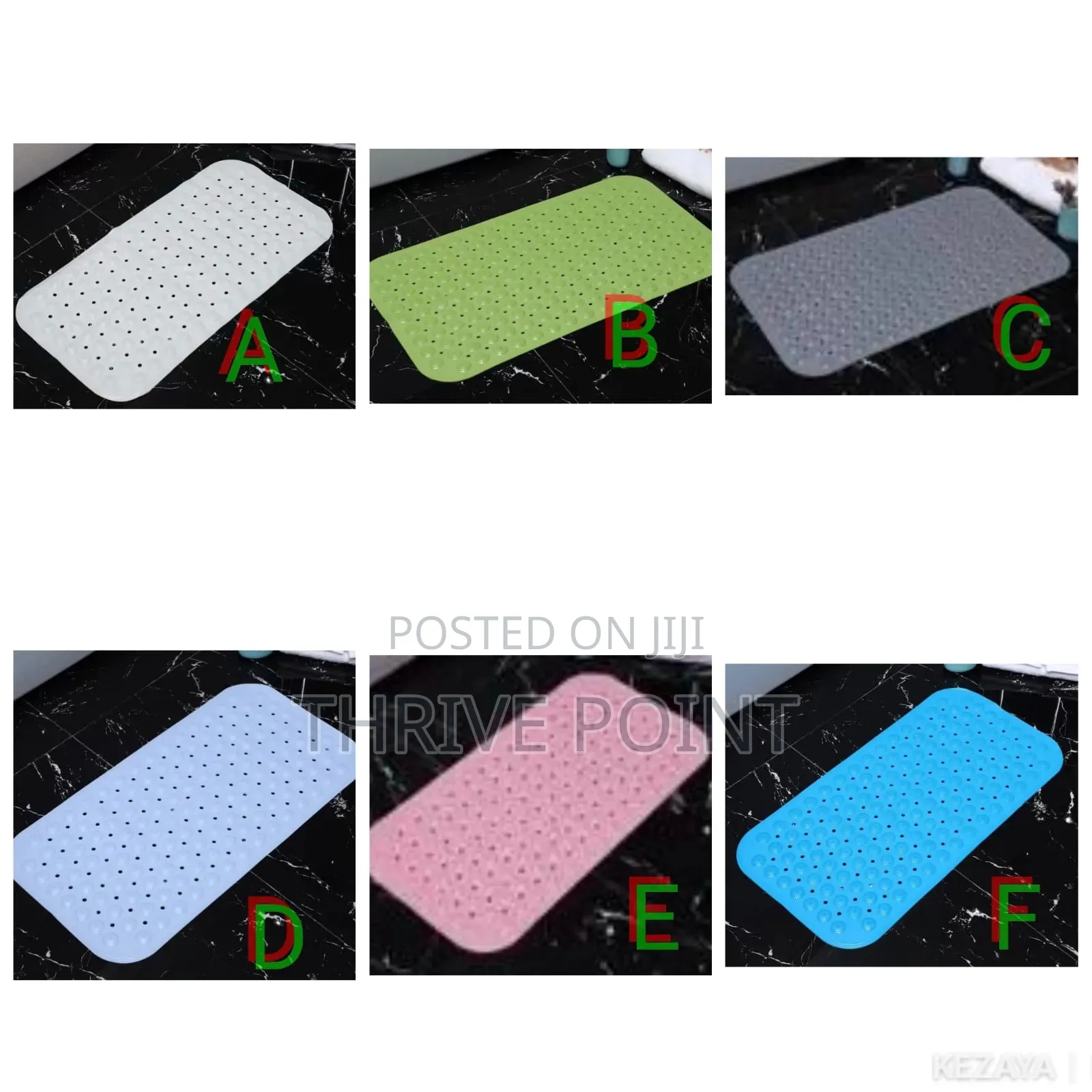 Bathroom Antislip Mats 70cm by 40cm