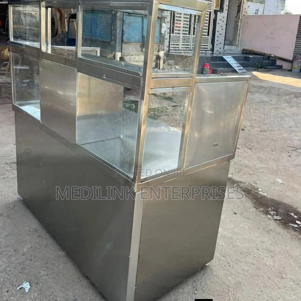 Stainless Customized Cabinet With a Storage Space