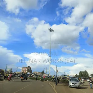 15m–35m High Mast Poles With Winch System for Easy Maintenance
