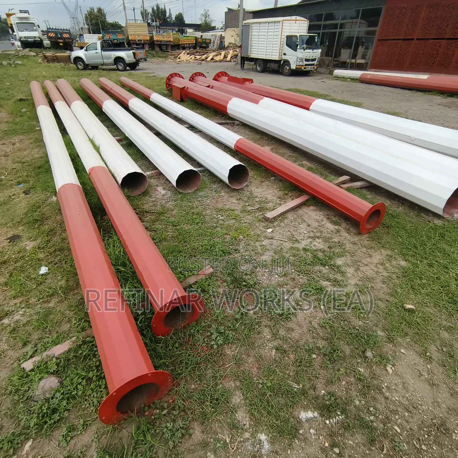 15m–35m High Mast Poles With Winch System for Easy Maintenance