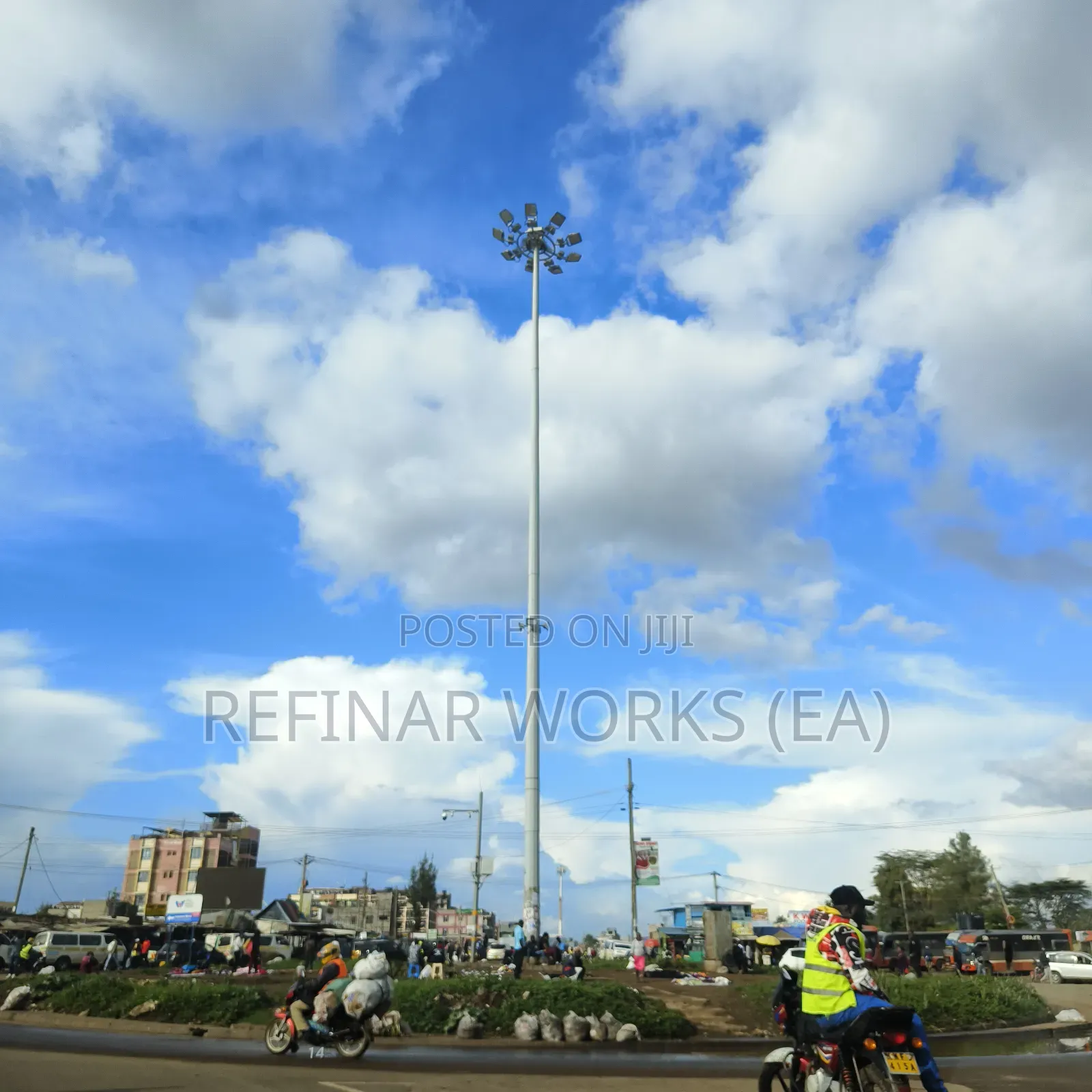 Heavy Duty High Mast Lighting Towers – Strong Wind Resistant