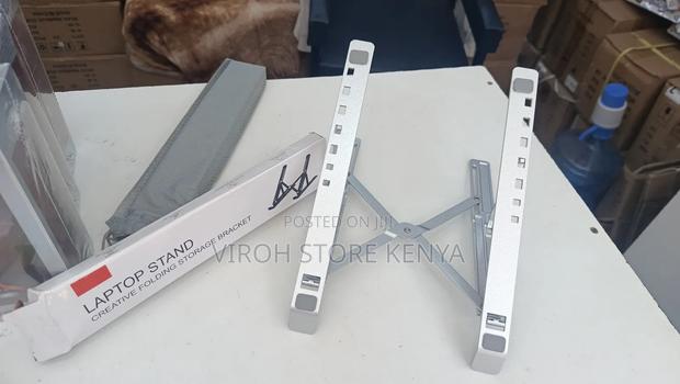Foldable Laptop Stand - Mettalic - thumbnail 2
