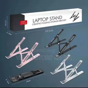 Foldable Laptop Stand Mettalic Portable Laptop Base Support