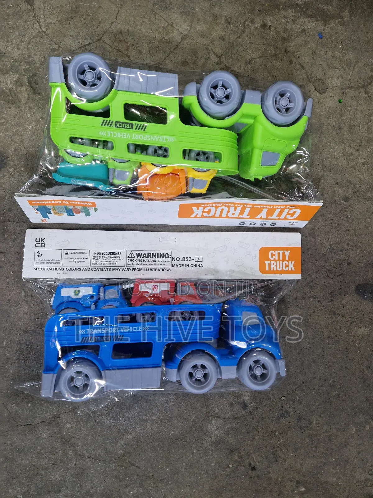 Very Strong Non -Breakable 3pcs City Truck