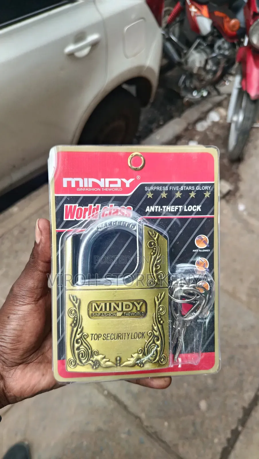 Mindy 70mm Padlock Anti-theft Top Security Lock