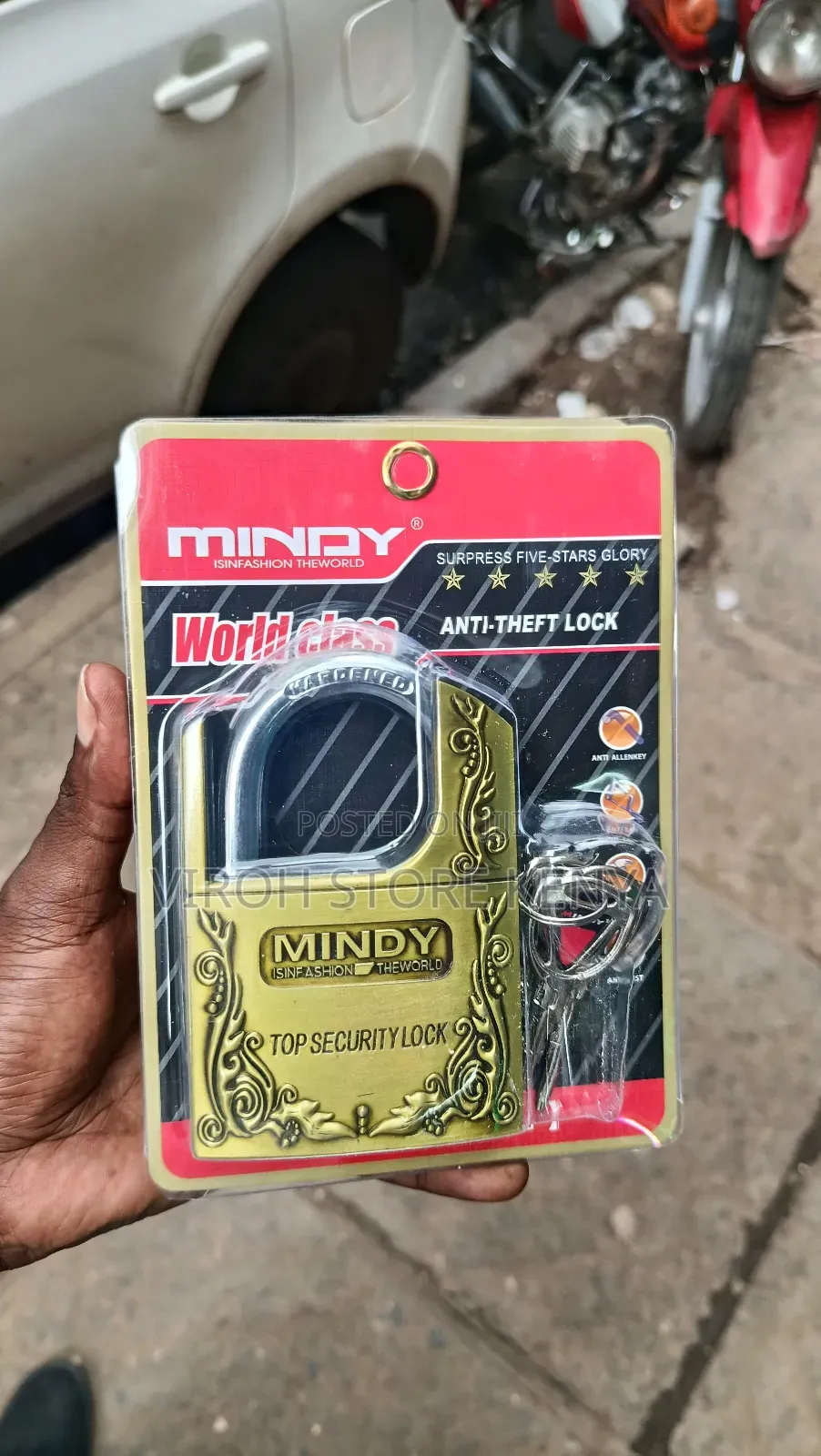 Mindy 70mm Padlock Anti-theft Top Security Lock