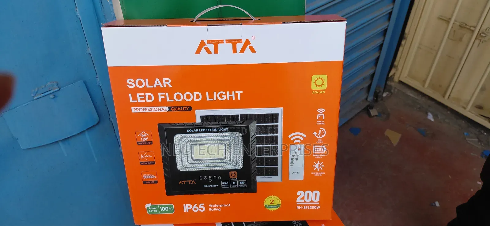 Solar Floodlights 200 Wlts