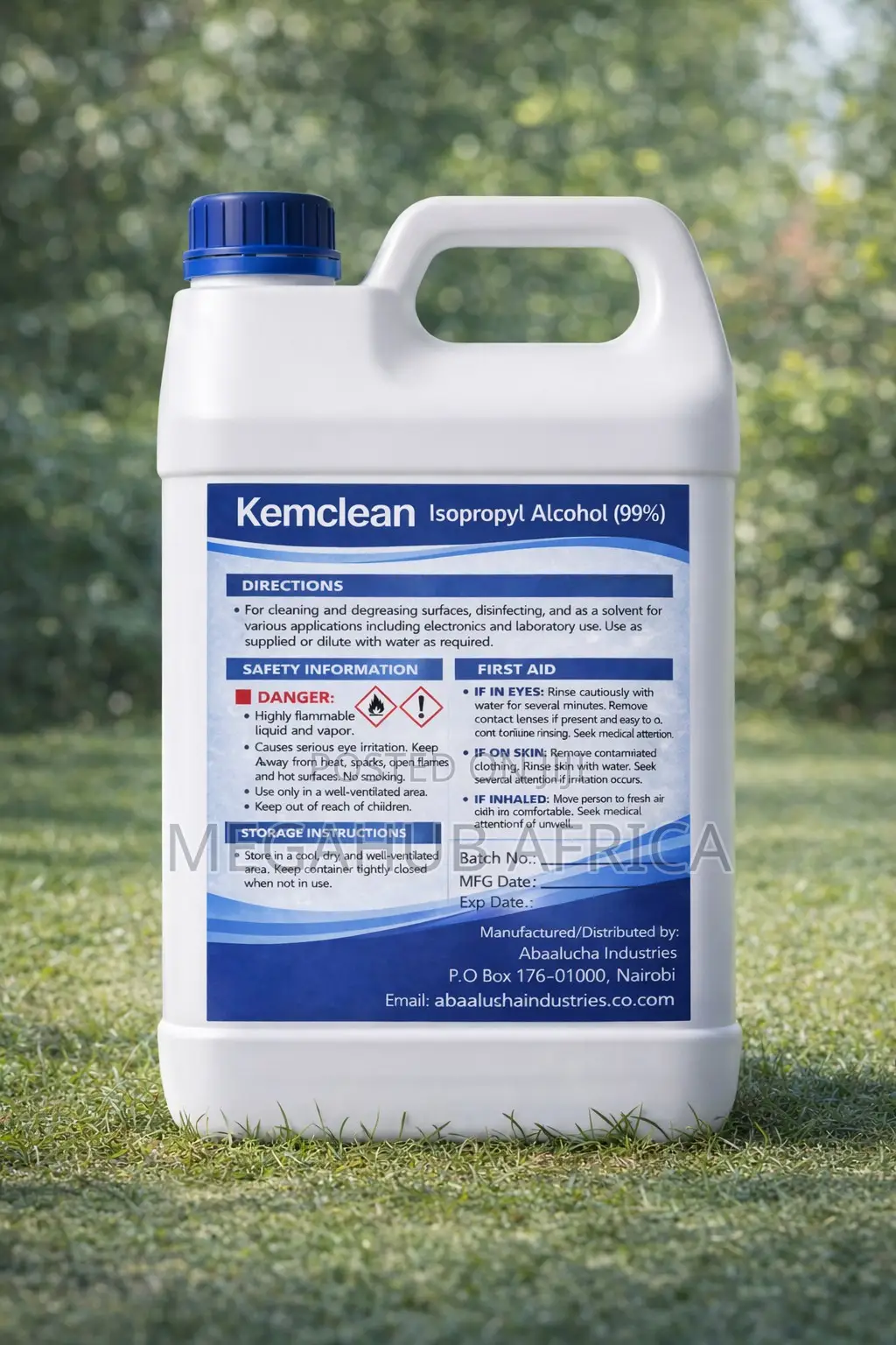 Isopropyl Alcohol 99% – 5l Professional Use