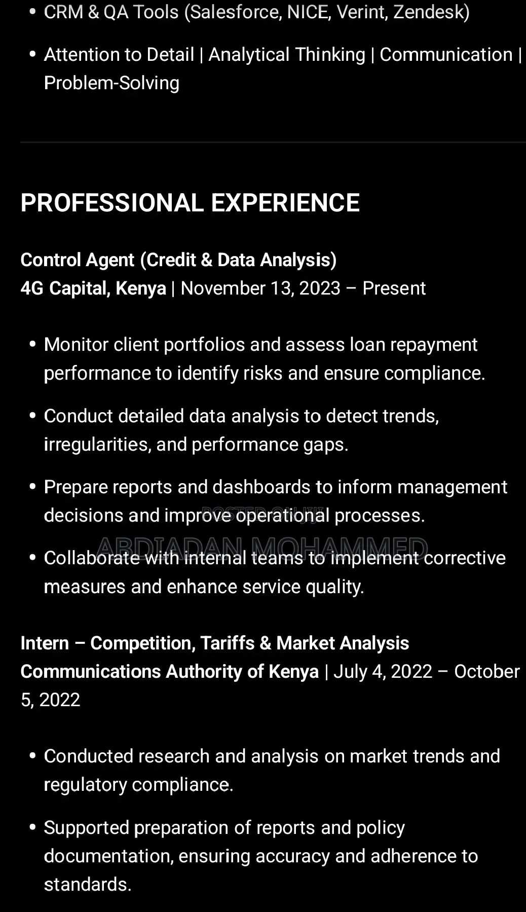 Call Center Qa Officer