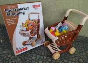 52 PCS Shopping Play Cart