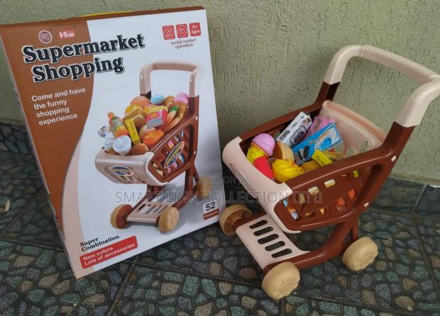 52 PCS Shopping Play Cart