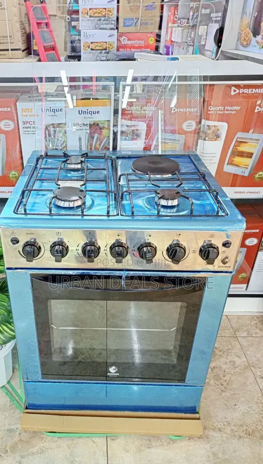 60×65 Euroken 3+1 Standing Cooker