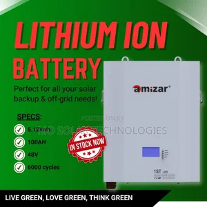 51.2v 100ah 5.12kwh Solar Amizar Lifepo4 Lithium Battery