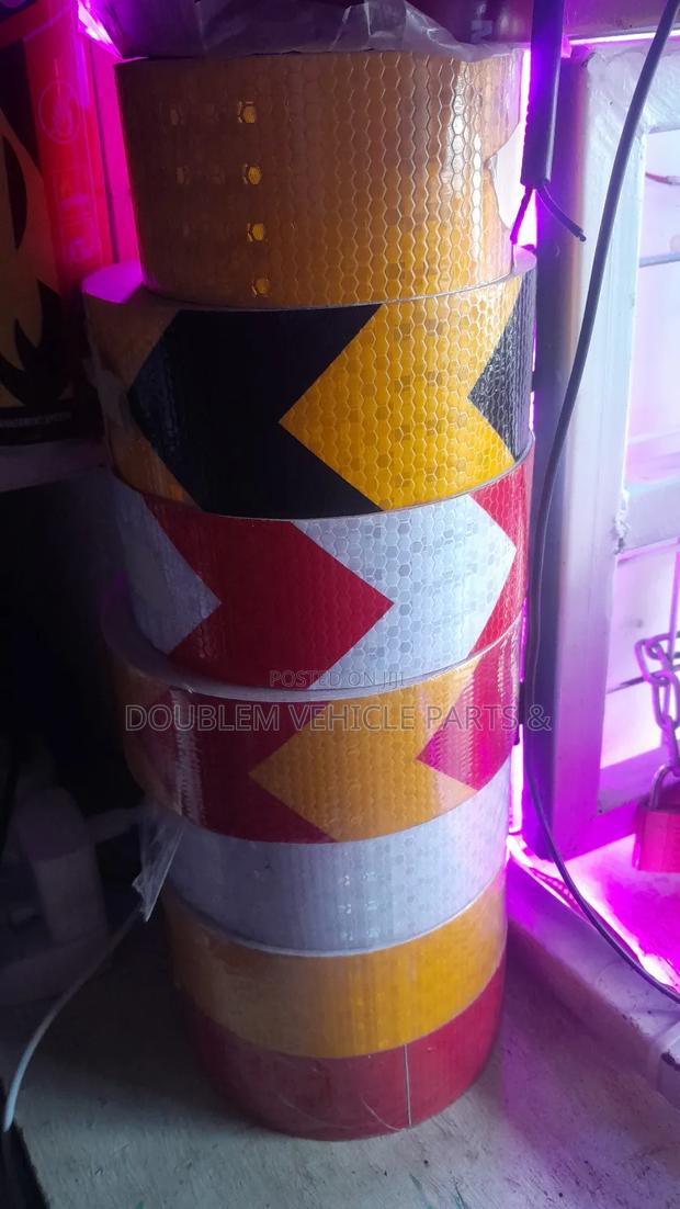 Adhesive Car Reflective Tape Truck,Bus,Trailer Arrowyellow Black 25m