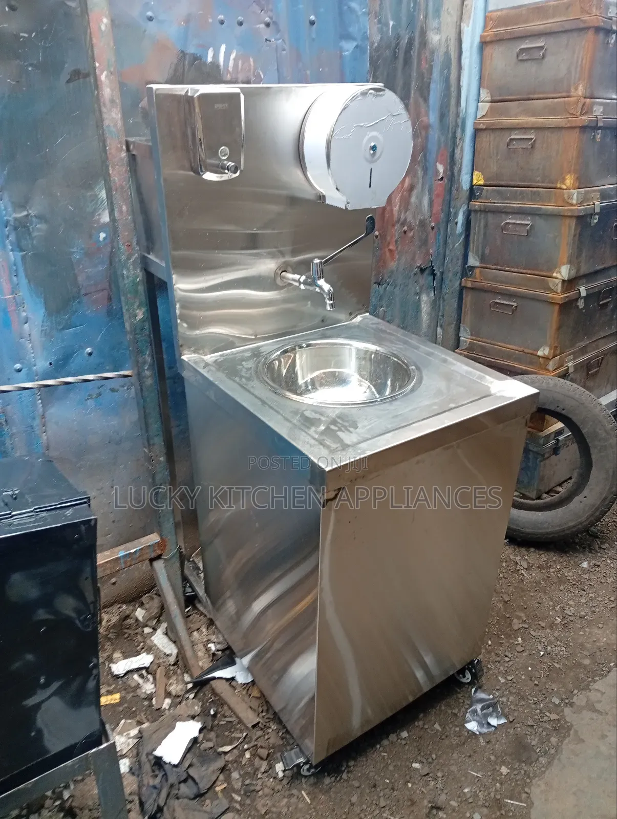 Hands Washing Station Machine.