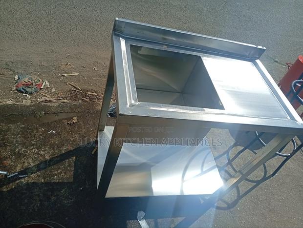 Heavy Duty Stainless Steel Single Bowl Sink.
