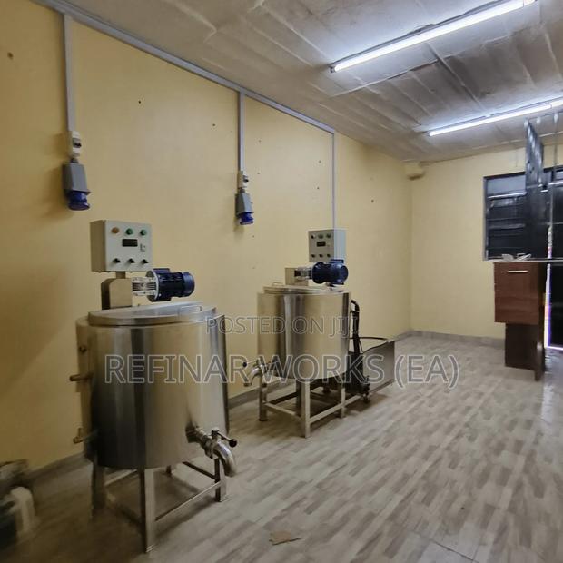 Stainless Steel Mixing Tank With Heating Insulation Jacket Foodgrade