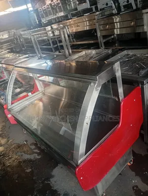 Stainless Steel Meat Chiller Display.