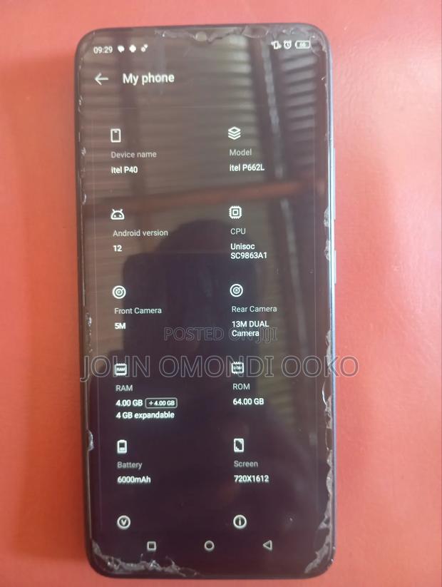 Itel P40 64 GB Gray - thumbnail 4