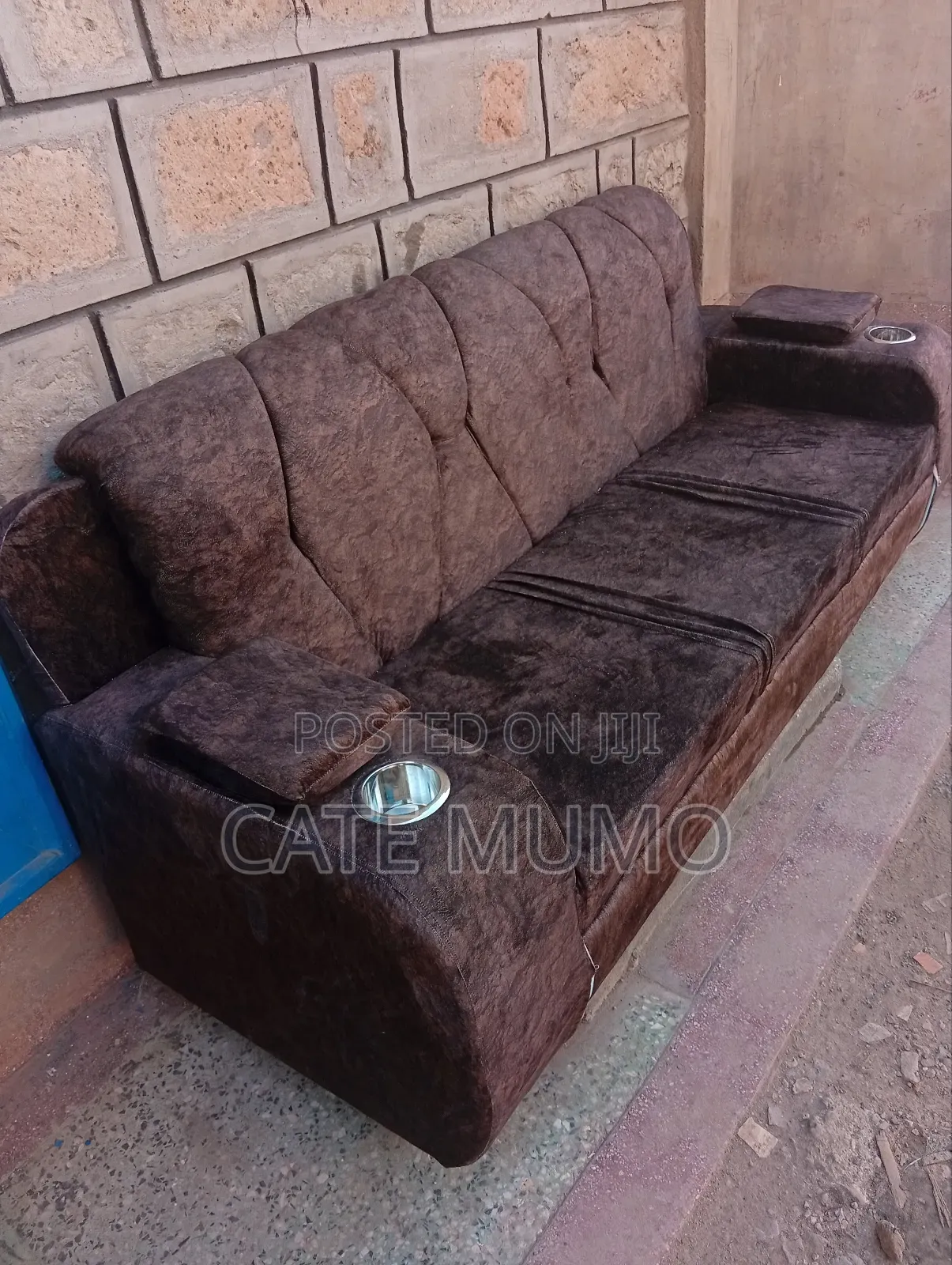 A 3 Seater Sofa With Armrest