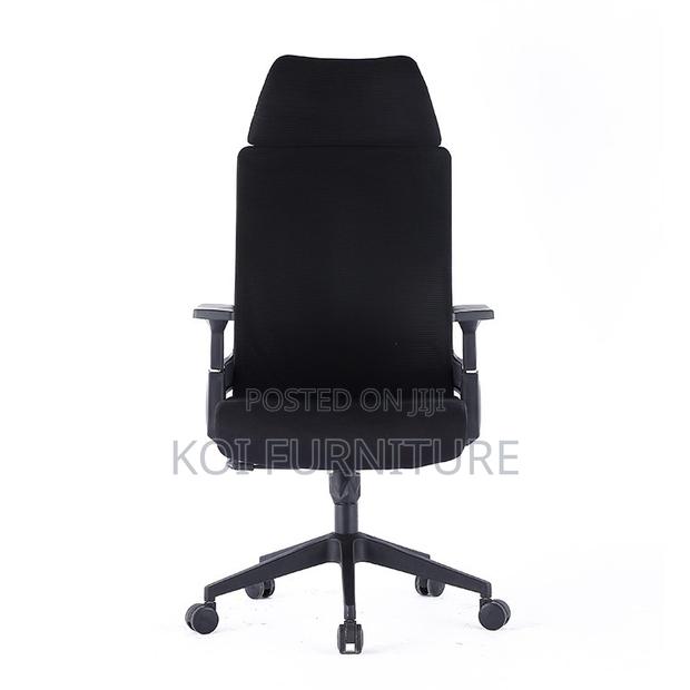 Office Chairs; Premium Orthopedic High Back Chair With Adjustable Arm - thumbnail 2