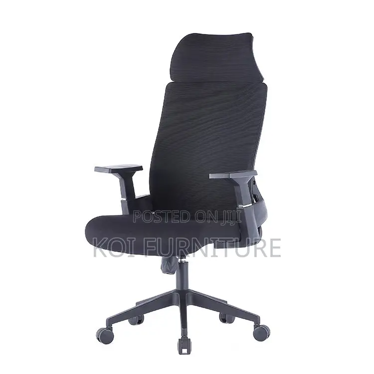 Office Chairs; Premium Orthopedic High Back Chair With Adjustable Arm