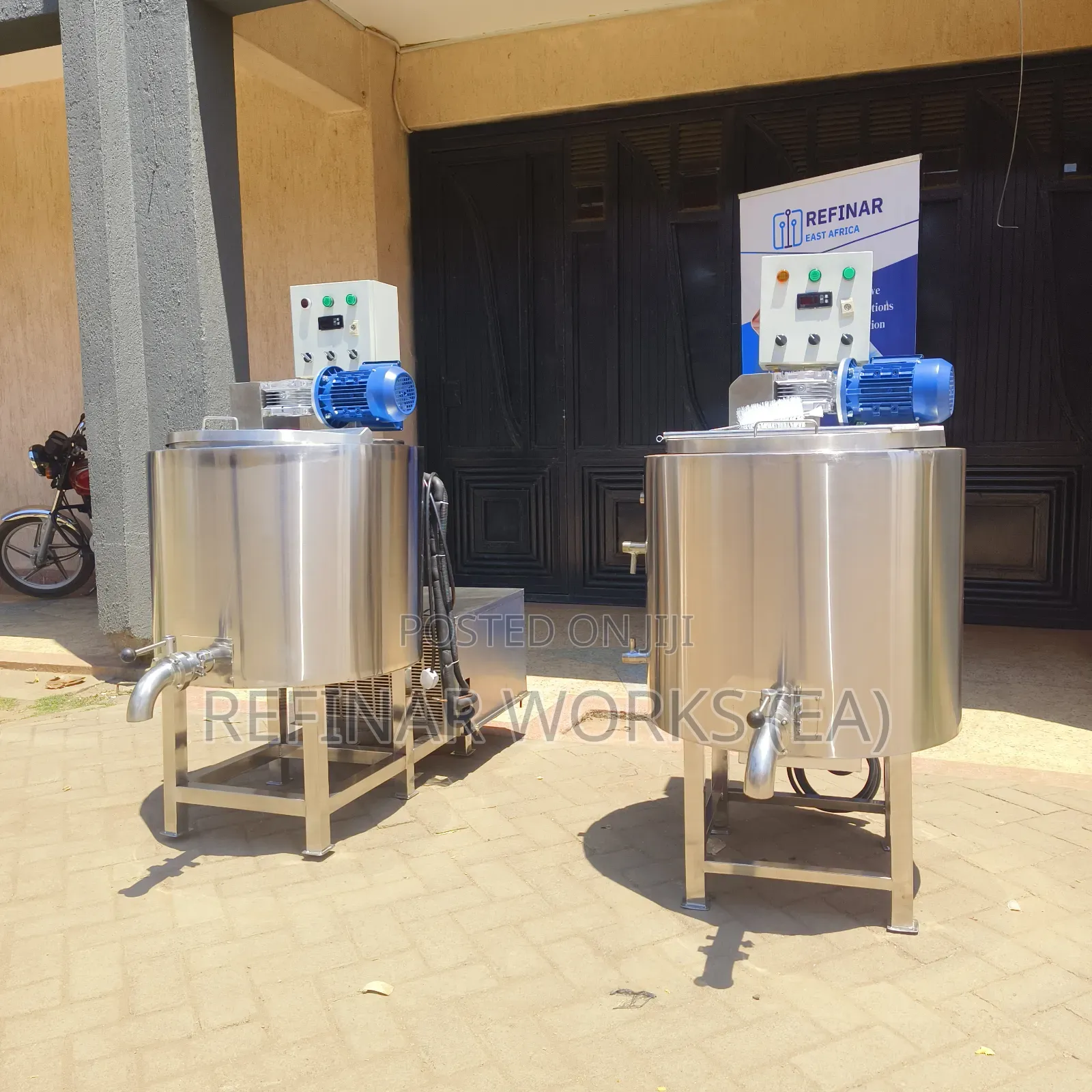 All-in-One Processing – Pasteurizer, Mixer, Cooler Chemical Tank