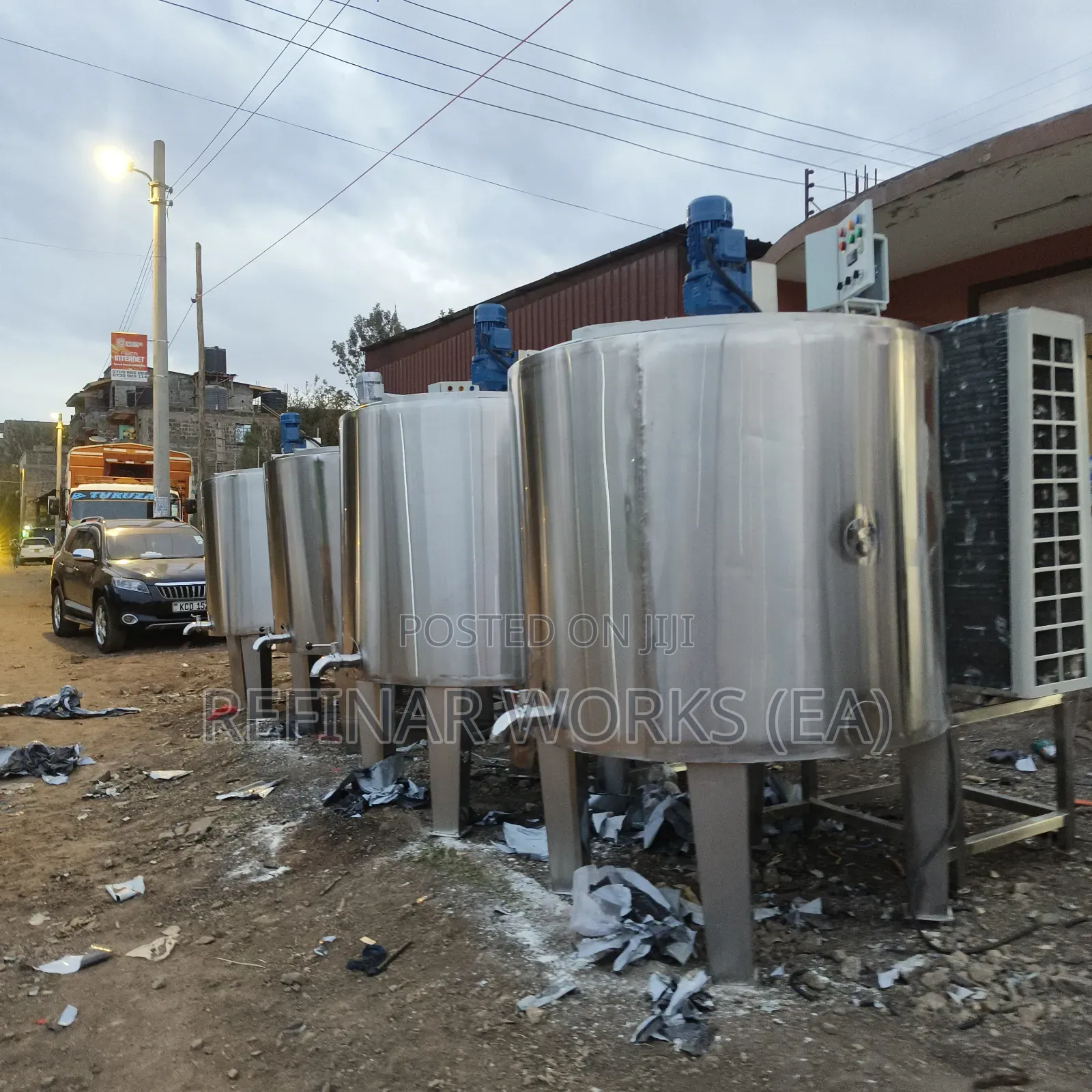 All-in-One Processing – Pasteurizer, Mixer, Cooler Chemical Tank