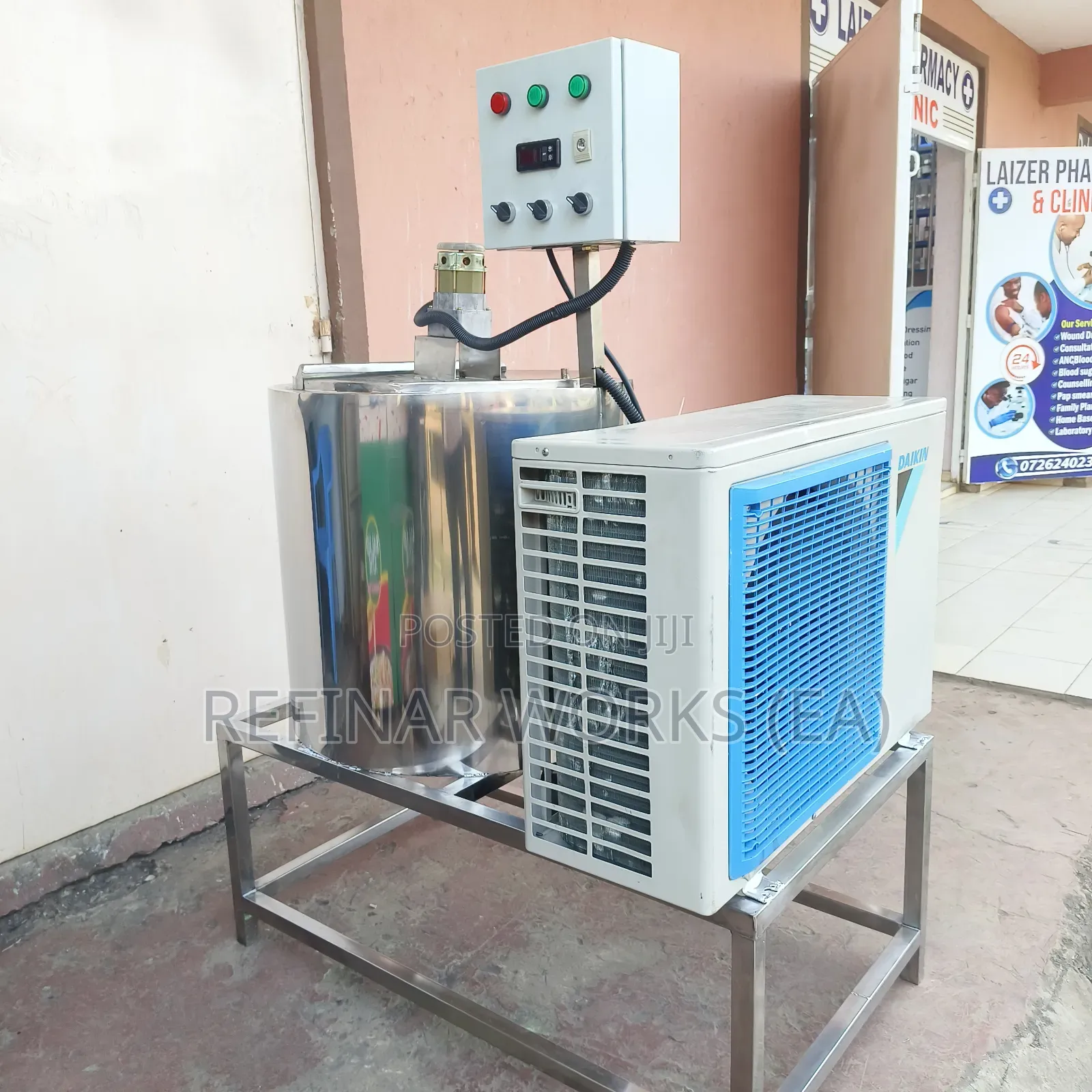 All-in-One Processing – Pasteurizer, Mixer, Cooler Chemical Tank