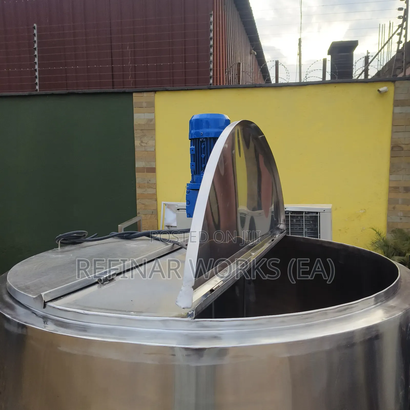 All-in-One Processing – Pasteurizer, Mixer, Cooler Chemical Tank