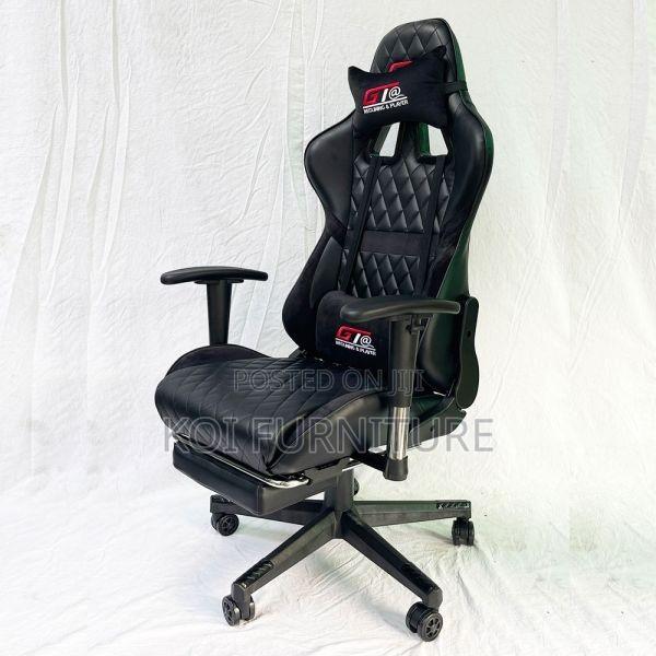 Office Chairs; High Back Gaming Seat With Pillow Rest - thumbnail 3