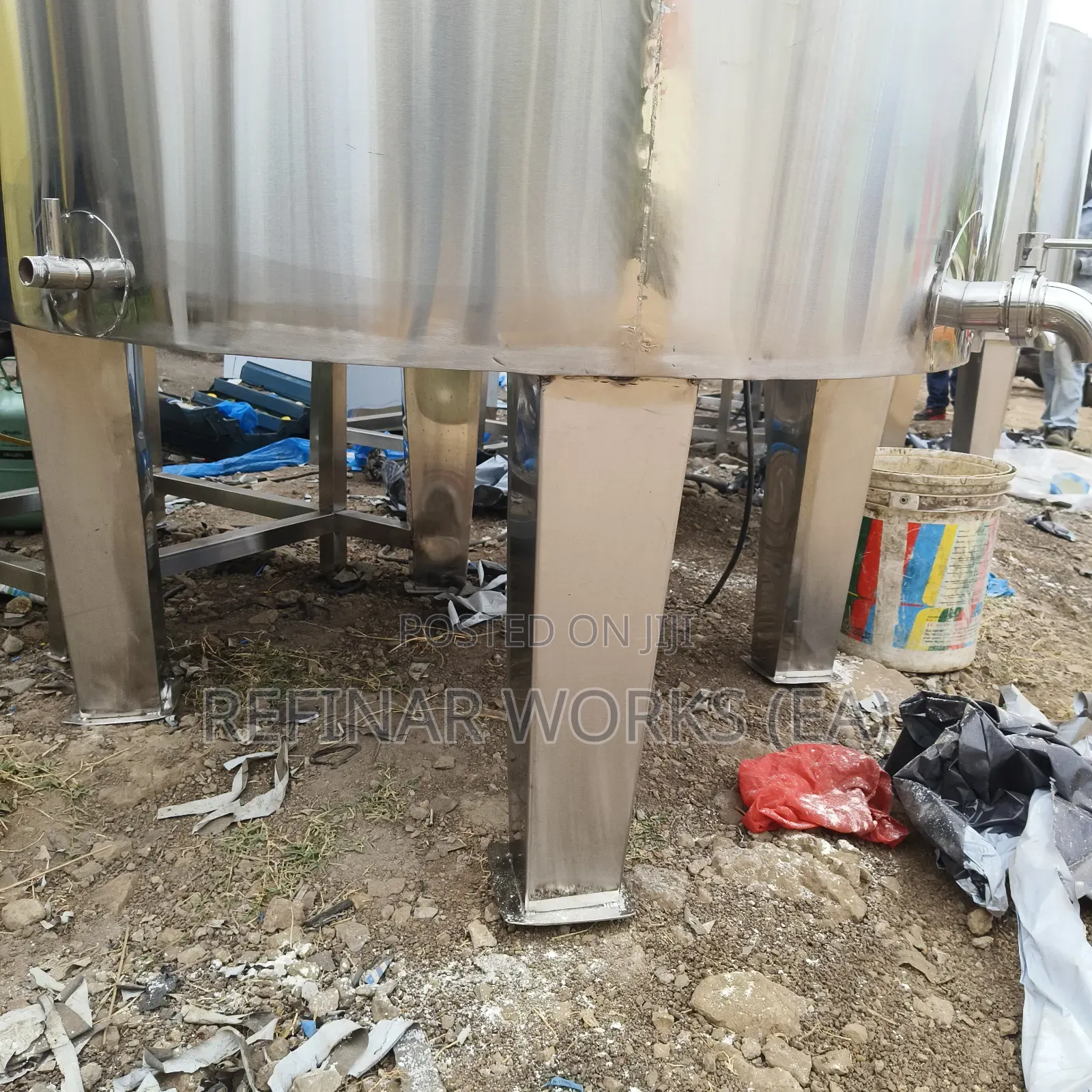Industrial Cooling Heating Tank With Agitator – Food Chemical Use