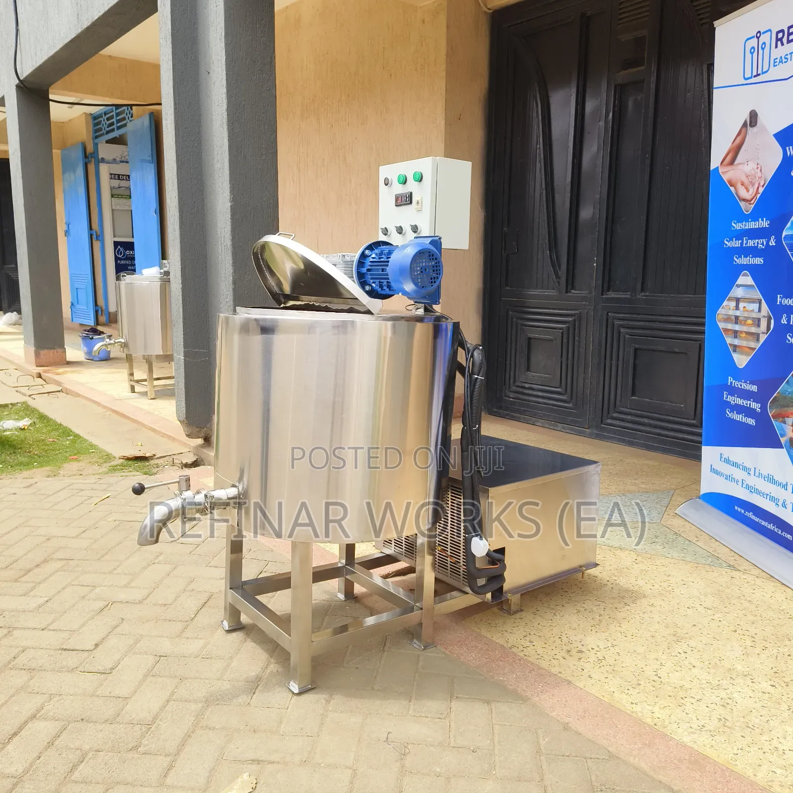 Industrial Cooling Heating Tank With Agitator – Food Chemical Use