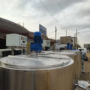 Industrial Cooling Heating Tank With Agitator – Food Chemical Use