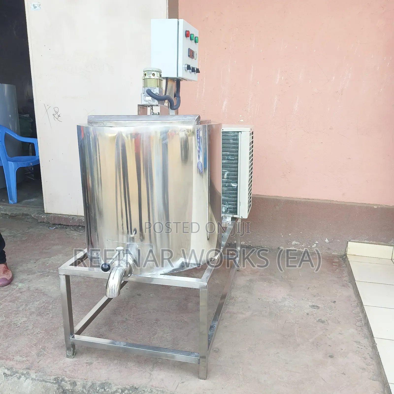 Industrial Cooling Heating Tank With Agitator – Food Chemical Use