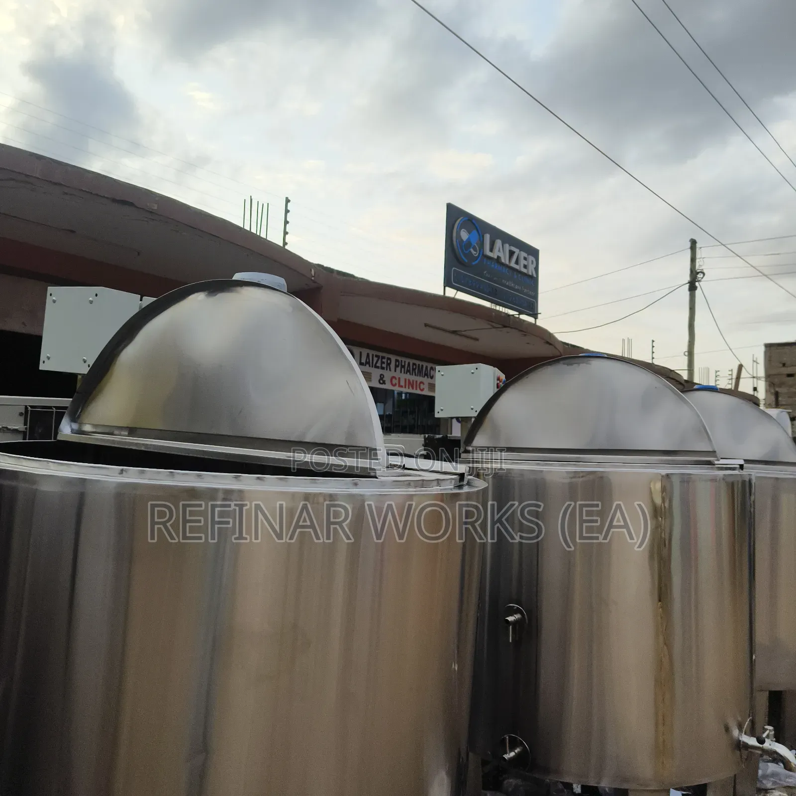 Industrial Cooling Heating Tank With Agitator – Food Chemical Use