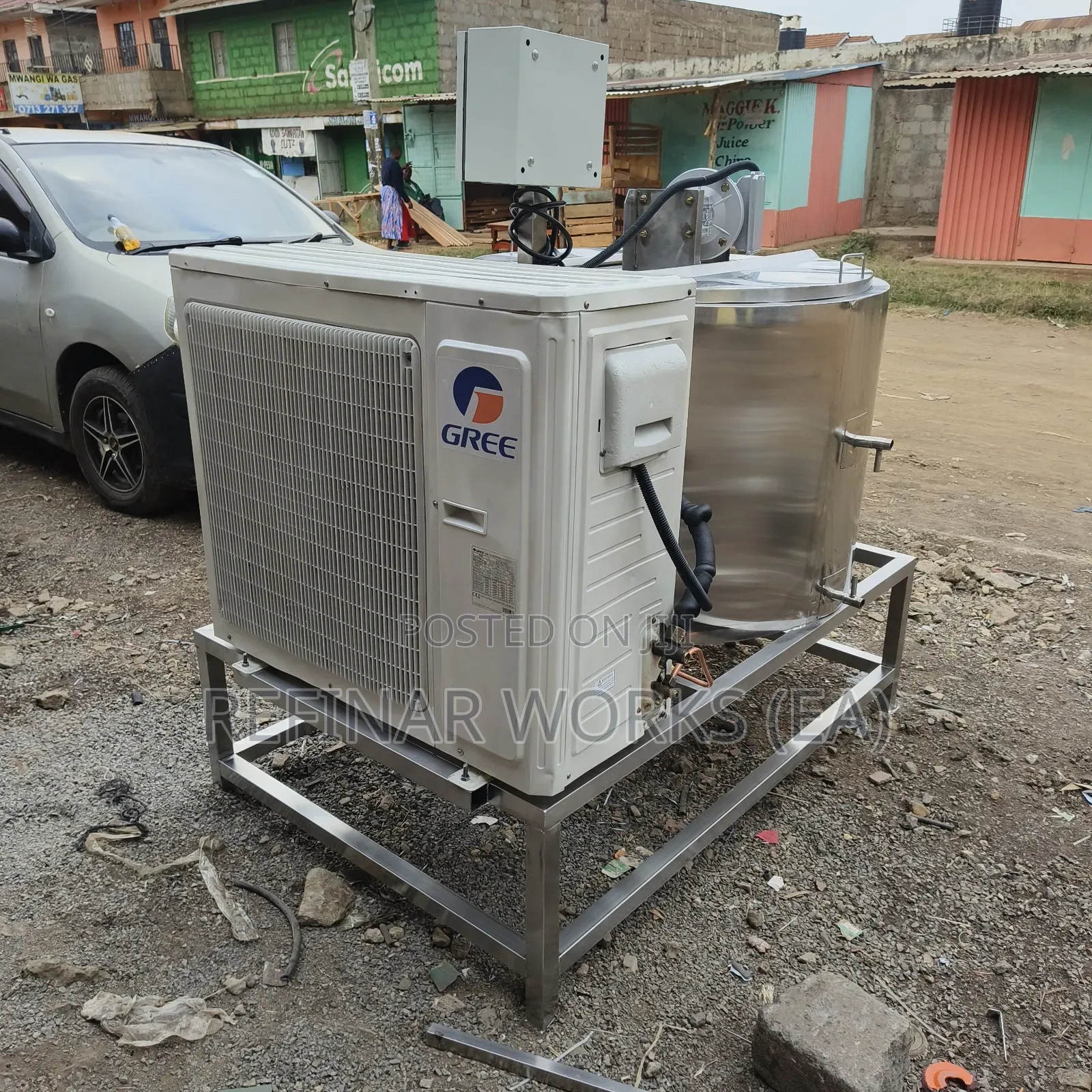 Industrial Cooling Heating Tank With Agitator – Food Chemical Use